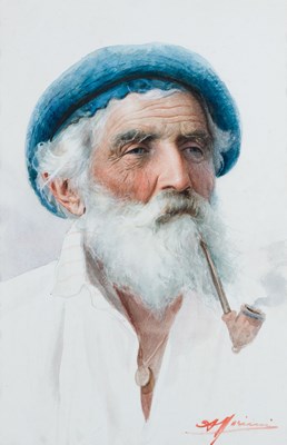 Lot 52 - â˜ AUGUSTO MORIANI (1854-1913)