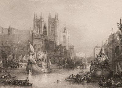 Lot 91 - â˜ EDMUND GOODALL (1795-1870) AFTER DAVID ROBERTS