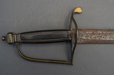 Lot 592 - □ AN ENGLISH INFANTRY OFFICER'S SWORD, CIRCA 1790