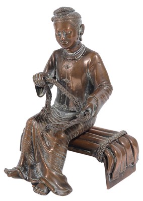 Lot 111 - A FIGURE OF A FURNITURE MAKER