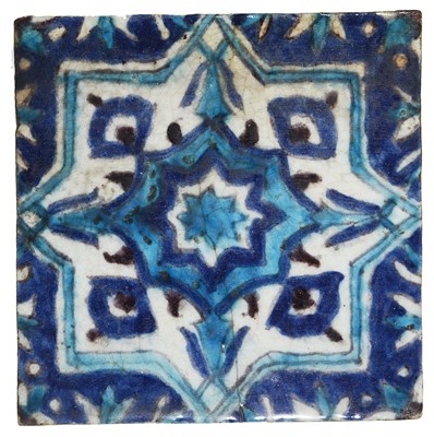 Lot 182 - A DAMASCUS TILE