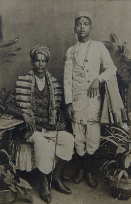 Lot 207 - THREE INDIAN PORTRAIT PHOTOGRAPHS