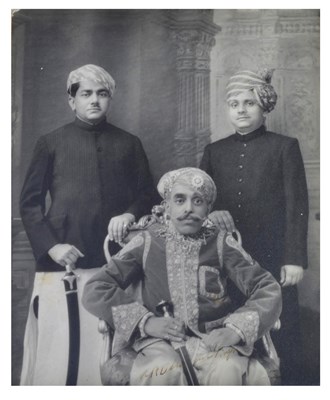 Lot 209 - FOUR PORTRAITS OF MAHARAJAS