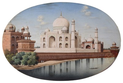 Lot 210 - ËœVIEW OF THE TAJ MAHAL AGRA