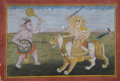 Lot 232 - A SCENE FROM THE DEVIMAHATMYA