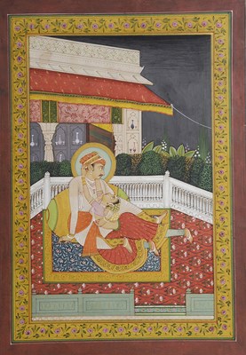 Lot 251 - PRINCELY LOVERS ON A TERRACE