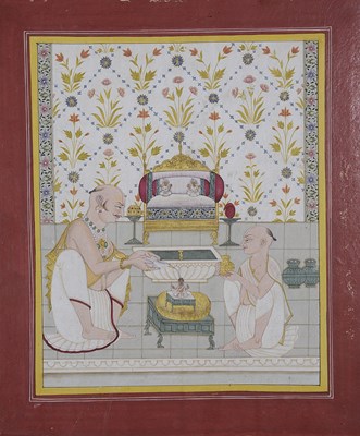 Lot 263 - WORSHIPPERS AT THEIR DEVOTIONS