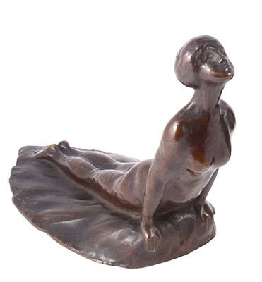 Lot 333 - CARL HENRIK WREDE (1890-1924): YOUNG WOMAN STRETCHING