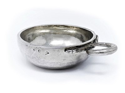 Lot 362 - A FRENCH PROVINCIAL SILVER TASTEVIN