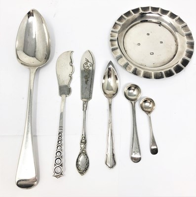 Lot 406 - FOUR GEORGE III SILVER TABLESPOONS