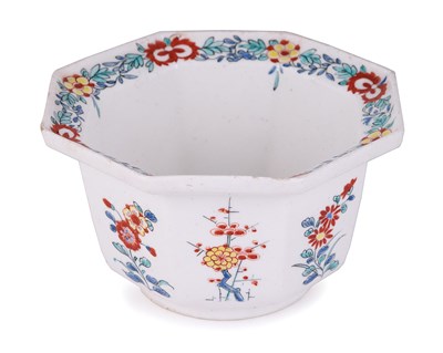 Lot 24 - A CHELSEA OCTAGONAL BOWL