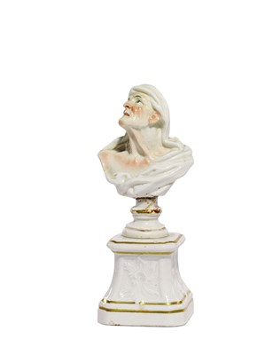 Lot 99 - â€¡A NAPLES (REAL FABBRICA FERDINANDEA) BUST OF "WINTER"