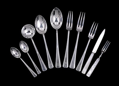 Lot 245 - A SET OF TABLE SILVER