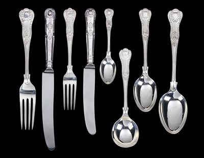 Lot 266 - A CANTEEN OF TABLE SILVER