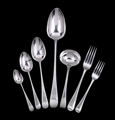 Lot 267 - A MATCHED SET OF TABLE SILVER