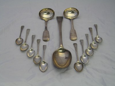 Lot 273 - A GEORGE II SILVER BASTING SPOON