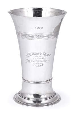 Lot 312 - A GEORGE V SILVER VASE