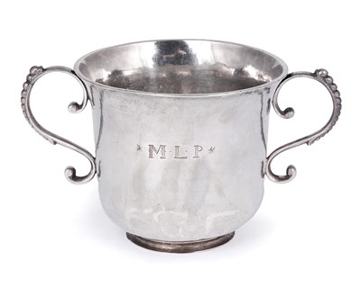 Lot 401 - A CHANNEL ISLANDS SILVER CHRISTENING MUG