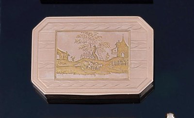 Lot 420 - A GERMAN GOLD BOX