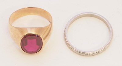 Lot 455 - TWO RINGS