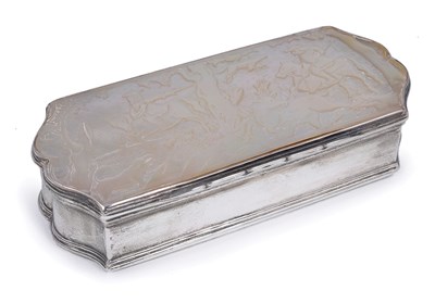 Lot 264 - A SILVER AND MOTHER-OF-PEARL BOX