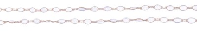 Lot 355 - MOONSTONE NECKLACE