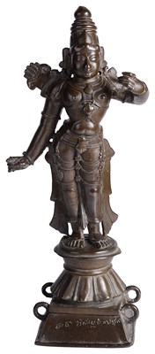 Lot 286 - A LARGE BRONZE FIGURE OF RAMA