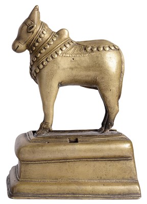 Lot 288 - A BRONZE FIGURE OF NANDI BULL