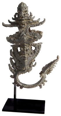 Lot 307 - A KHMER PALANQUIN HOOK