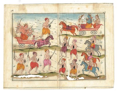 Lot 348 - MYTHICAL BATTLE SCENES