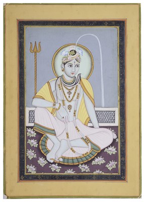 Lot 351 - SIVA SEATED ON A TERRACE
