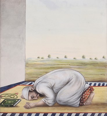 Lot 356 - A MUSLIM AT PRAYER