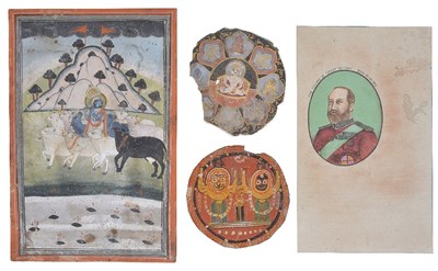 Lot 357 - FOUR MISCELLANEOUS INDIAN PAINTINGS