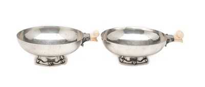 Lot 147 - ˜TWO ART DECO GEORGE V SILVER DISHES, CHARLES BOYTON & SON LTD., LONDON, 1930 / 31
