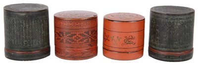 Lot 379 - FOUR SMALL BETEL BOXES