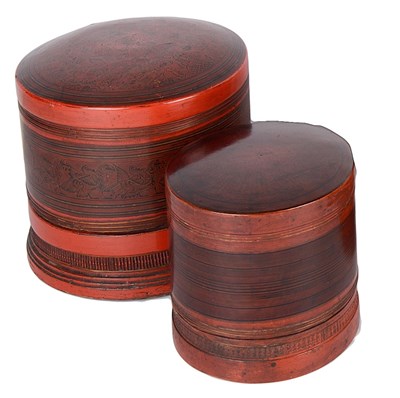 Lot 383 - TWO SMALL BETEL BOXES