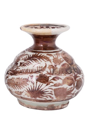 Lot 403 - â€¡ A SMALL SAFAVID LUSTRE BOTTLE