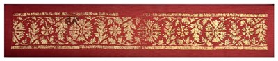 Lot 420 - A GOLD PAINTED BORDER PANEL