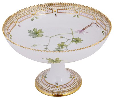 Lot 471 - A ROYAL COPENHAGEN 'FLORA DANICA' COMPORT