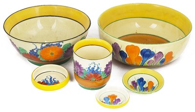 Lot 479 - A COLLECTION OF CLARICE CLIFF BIZARRE WARES