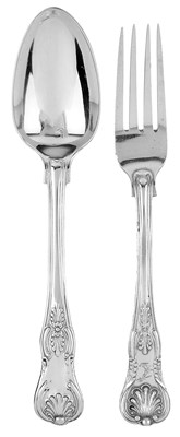 Lot 532 - WILLIAM IV AND VICTORIAN TABLE SILVER