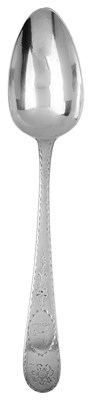 Lot 533 - A SET OF SIX IRISH GEORGE III SILVER TABLESPOONS