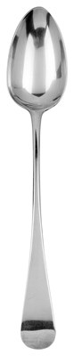 Lot 557 - A GEORGE IV SILVER VEGETABLE SPOON