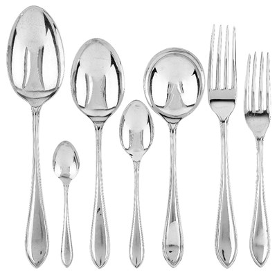 Lot 564 - A SET OF TABLE SILVER