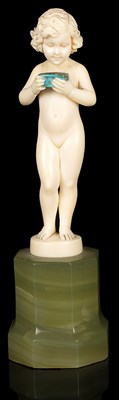Lot 685 - ~Ferdinand Preiss (1882-1943): girl with box