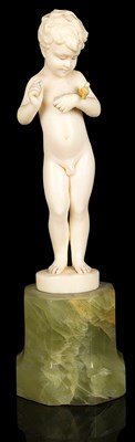 Lot 686 - ~Ferdinand Preiss (1882-1943): boy with bird