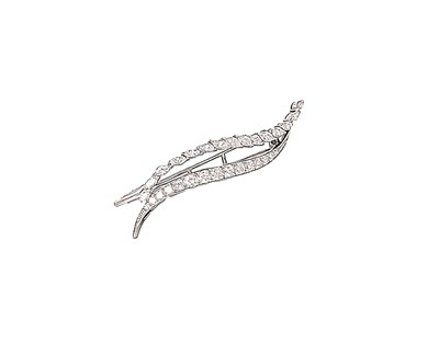 Lot 733 - DIAMOND HAIR SLIDE