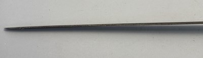 Lot 528 - A FINE SOUTH INDIAN GAUNTLET SWORD (PATA) WITH CARVED WOODEN HILT, 17TH/EARLY 18TH CENTURY, PROBABLY MYSORE, KARNATAKA