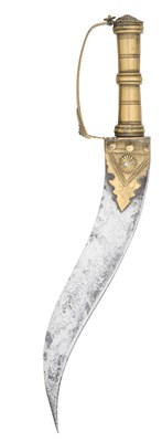 Lot 46 - A SOUTH INDIAN DAGGER (KHANJAR), 17TH CENTURY AND LATER, POSSIBLY  KERALA