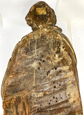 Lot 81 - A DONOR FIGURE, UPPER RHENISH, LATE 15TH / EARLY 16TH CENTURY